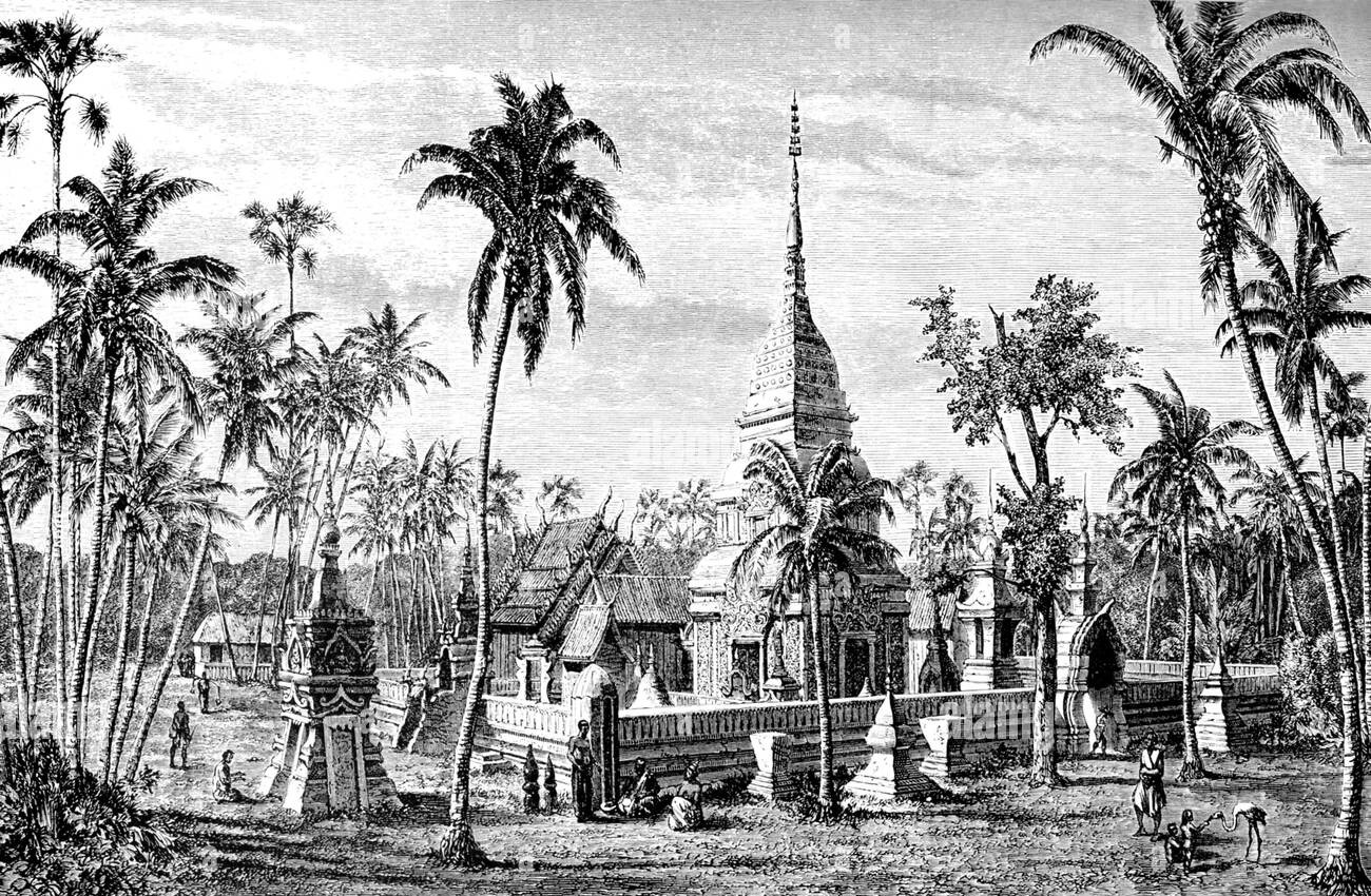Ancient Khmer ruins in Isan.